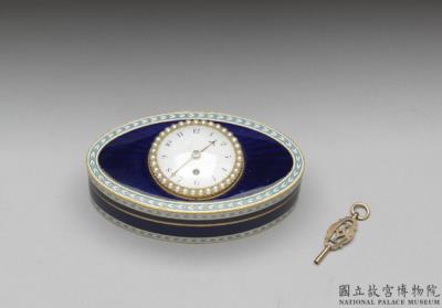 图片[3]-Gold-body painted-enamel bordered snuff box with clock mounting, circa 1813, England or Switzerland-China Archive